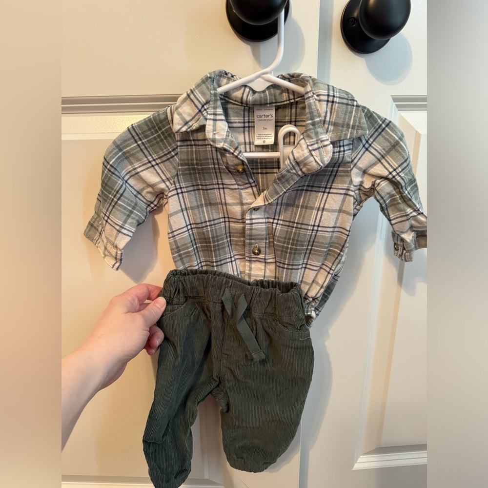 Carter’s 3m Button-Up Set